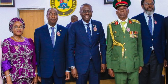 PHOTOS: GOV SANWO-OLU LAUNCHES YEAR 2020 ARMED FORCES REMEMBRANCE DAY EMBLEM AND FUND RAISING AT LAGOS HOUSE