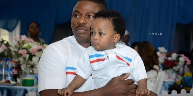 Pics As Ayefele Triplets clocks one