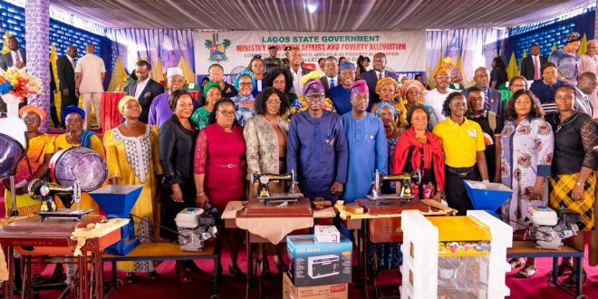 PHOTO NEWS: GOV SANWO-OLU  ATTENDS Y2019 MEGA EMPOWERMENT PROGRAMME AT BLUE ROOF, LTV COMPLEX, AGIDINGBI, IKEJA