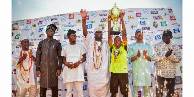 Shina Peller Attends Ooni’s Principal Cup Final As Peller Unity Cup Season II Countdown Begins