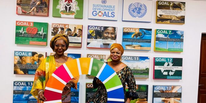 SUSTAINABLE DEVELOPMENT GOALS; KWARA FIRST LADY DRUMS SUPPORT FOR WOMEN, YOUTH DEVELOPMENT