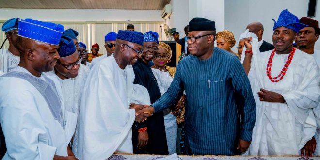 Pics Gov fayemi signs Amotekun bill to Law