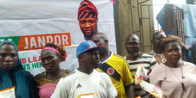 Covid-19: Lagos Island East Agog as Jandor Food Bank distributes Free packs.