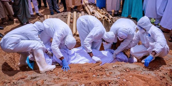 Official pictures of Abba kyari burial