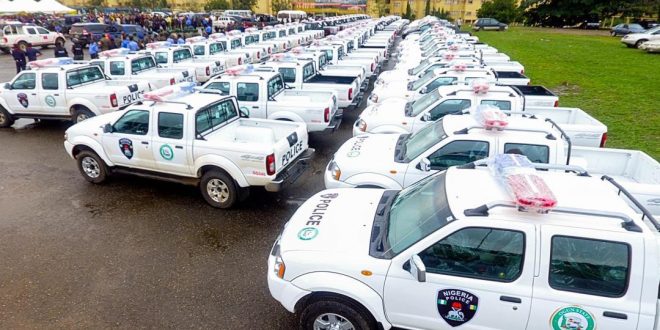 GOV ABIODUN DONATES NEW PATROL VEHICLES, BIKES TO SECURITY AGENCIES