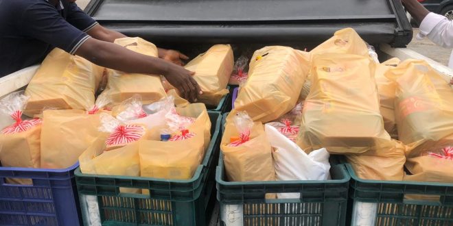 Akogun Lanre Alfread feed  the poor to mark his birthday