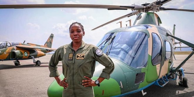 Buhari Condoles With The Family Of First Female Combat Helicopter Pilot