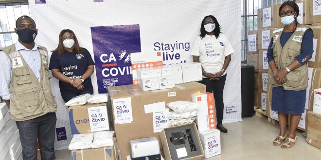 COVID-19: CACOVID DONATES N1.4BN MEDICAL EQUIPMENT AND ADDITIONAL 26,400 TEST KITS, TO BOOST COVID-19 TESTING ACROSS NIGERIA