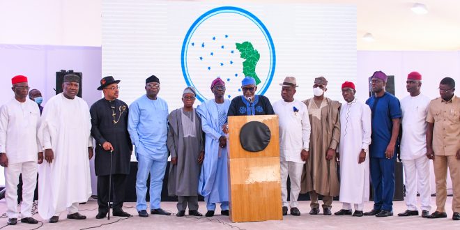 COMMUNIQUÉ ISSUED AT THE CONCLUSION OF THE MEETING OF THE GOVERNORS OF SOUTHERN NIGERIA AT THE LAGOS STATE GOVERNMENT HOUSE, IKEJA, LAGOS STATE, ON MONDAY, 5TH JULY, 2021 NIGERIA.