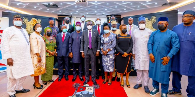 SANWO-OLU INAUGURATES GOVERNING COUNCIL FOR LASU