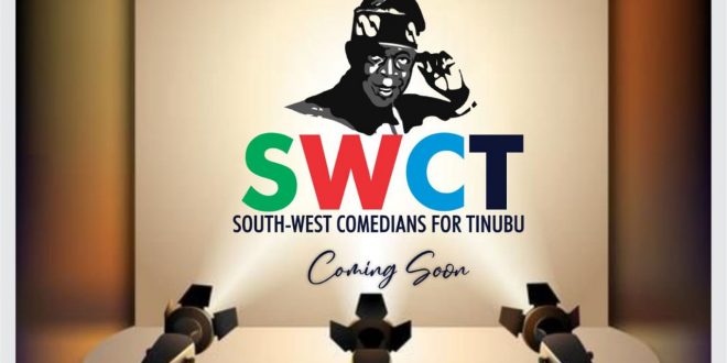 ABAT 2023: ‘SOUTH WEST COMEDIANS FOR TINUBU’ PLANS FREE COMEDY SHOW FOR PERMANENT VOTERS CARD HOLDERS IN LAGOS