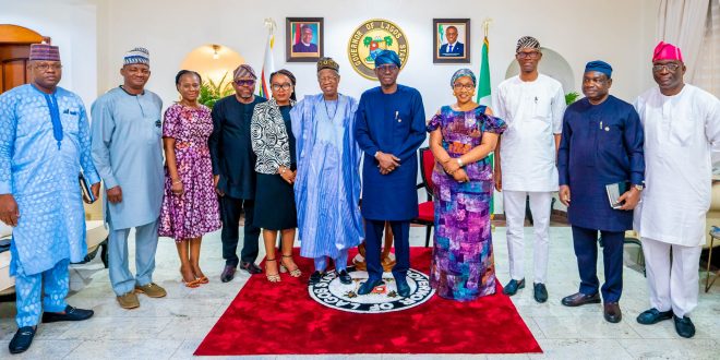 SANWO-OLU PROMISES BEST HOSPITALITY, AS WORLD CONVERGES ON LAGOS FOR CULTURAL, TOURISM FAIRS      • Governor Receives Information Minister, Lai Mohammed