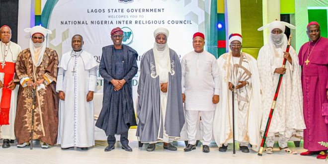 SANWO-OLU, SGF, SULTAN, CAN PRESIDENT TASK NIGERIANS ON PEACE, JUSTICE