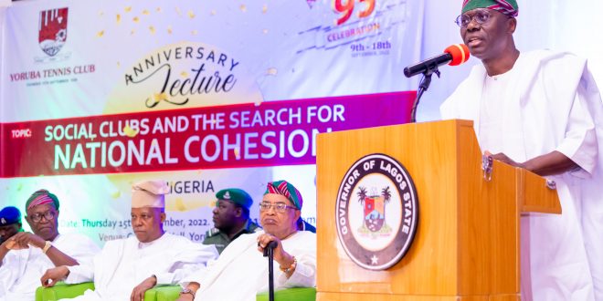 PHOTOS: GOV. SANWO-OLU ATTENDS 96TH ANNIVERSARY LECTURE OF THE YORUBA TENNIS CLUB AT LAGOS ISLAND