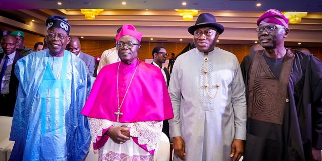 PICTURES: GOV. SANWO-OLU, TINUBU, JONATHAN, OTHERS AT 70TH BIRTHDAY OF BISHOP MATTHEW KUKAH IN SOKOTO