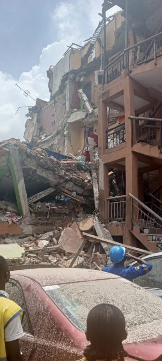 BREAKING: Another building collapses in Lagos, rescue operation ongoing