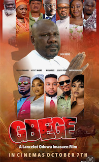 Lancelot Imaseun’s comeback movie, Gbege, gets Oct. 7 release date