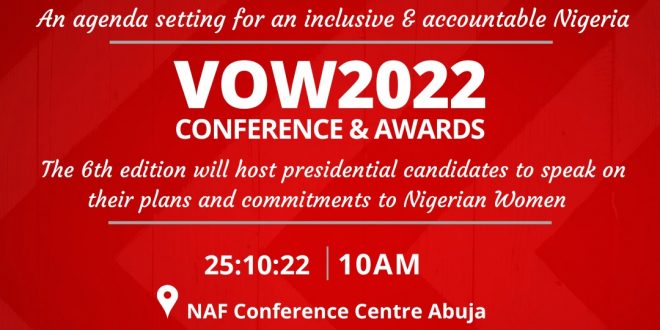 VOW2022 inaugurates committee. Hosts presidential candidates.