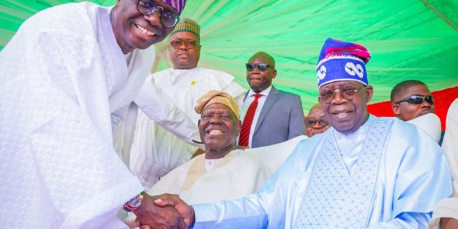 EKITI: SANWO-OLU CONGRATULATES NEW GOVERNOR, OYEBANJI, DEPUTY   •Hails Fayemi’s giant strides