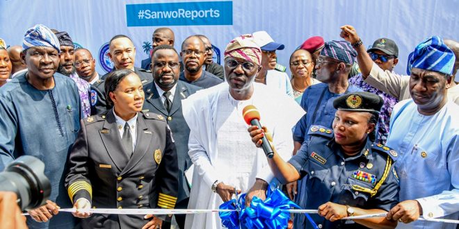 SANWO-OLU EXPANDS LAGOS FIRE RESCUE CAPABILITY, HANDS OVER THREE NEW FIRE STATIONS