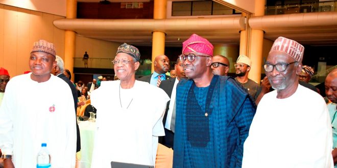 PICTURES: GOV. SANWO-OLU AT THE 30TH GRAND ANNIVERSARY OF THE NIGERIA MEDIA MERIT AWARDS