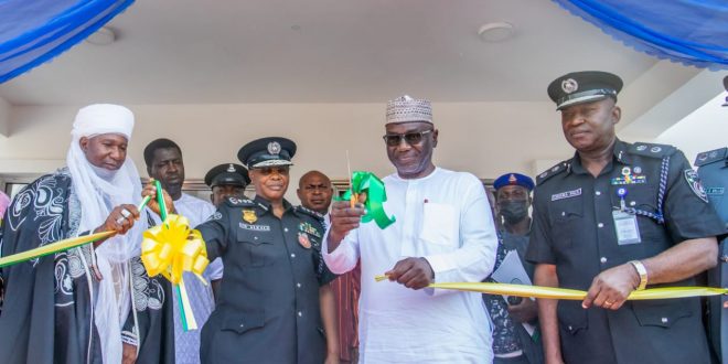 Gov AbdulRazaq hails IGP Alkali as Force commissions New Model Police station in Ilorin