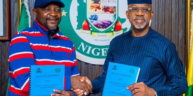 2024 NSF: Ogun, FG signs MoU  …as Gov Abiodun promises world-class event