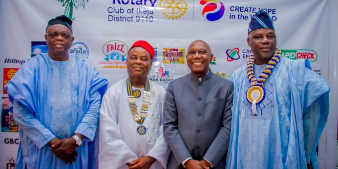 Emeka Ibe Becomes 56th President of Rotary Club of Ikeja