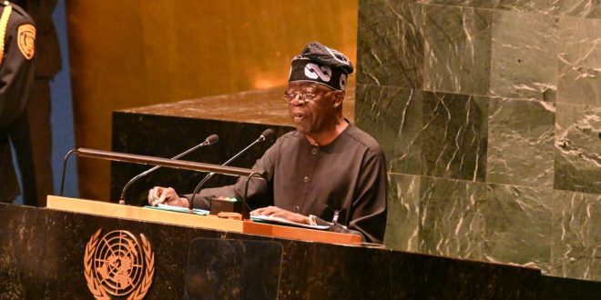 President Tinubu address at UN Nigeria is open for business