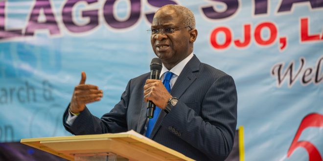 FASHOLA DELIVERS KEYNOTE SPEECH AT THE LAGOS STATE UNIVERSITY (LASU) 5TH  RESEARCH & INNOVATION FAIR IN OJO, LAGOS