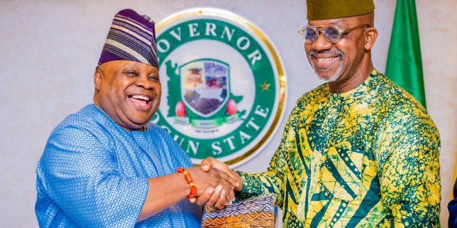 Abiodun Seeks Joint Ogun/Osun Cultural Festival As Adeleke Visits