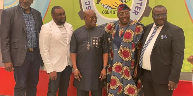 Senator Adeleke Addresses Osun State College of Technology (OSCOTECH) Alumni in London Reunion