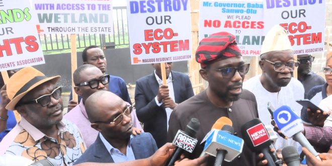 MAGODO RESIDENTS SEEK SANWO-OLU’S INTERVENTION OVER THREATS BY LAND GRABBERS THROUGH WETLAND