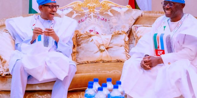 SANWO-OLU FELICITATES BUHARI AT 81