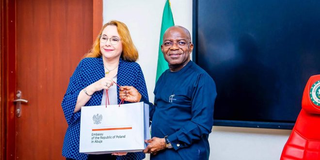 “Abia State Governor Advocates Robust Partnerships with Poland for Economic Growth”