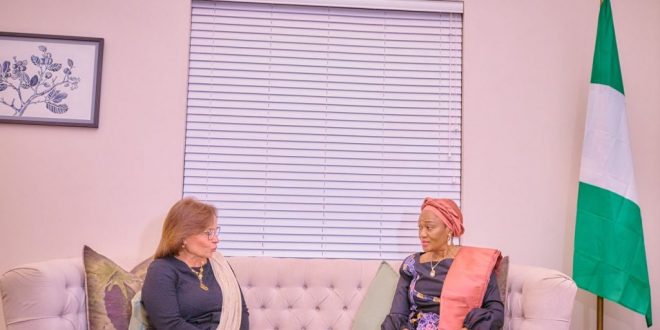 FIRST LADY OF NIGERIA AND FIRST LADY OF EGYPT EXPRESS READINESS TO COLLABORATE