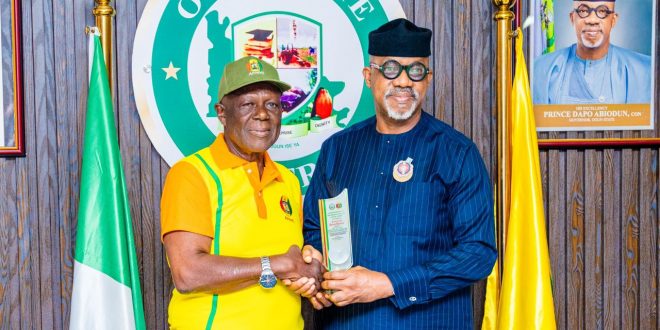 “Governor Abiodun Donates N10 Million to Legionnaires at Armed Forces Remembrance Emblem Launch”