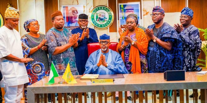 Ogun State Governor Abiodun Signs N703.028bn 2024 Budget, Paving the Way for Infrastructure Excellence”