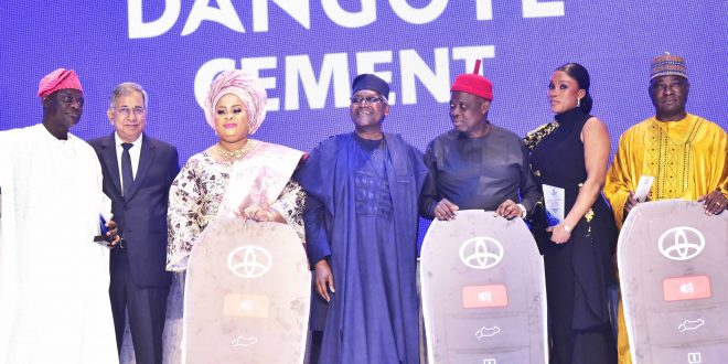 Dangote Cement rewards distributors at Awards night