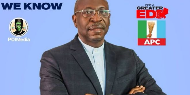 “In-depth Analysis: Pastor Ize-Iyamu’s ‘Simple Agenda’ and Vision for Edo’s Future”      By Barrister Douglas Ogbankwa