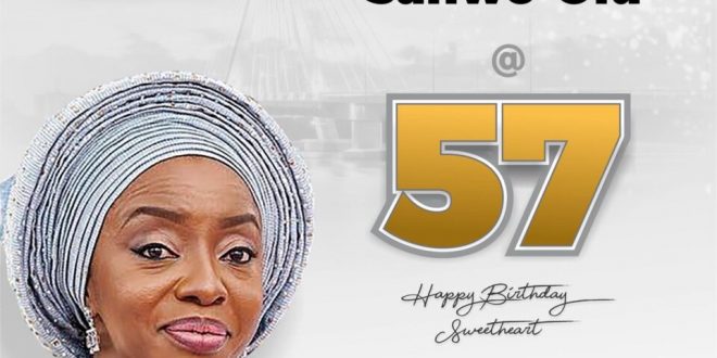 Governor Sanwo-Olu Pays Heartfelt Tribute to First Lady on Her 57th Birthday”