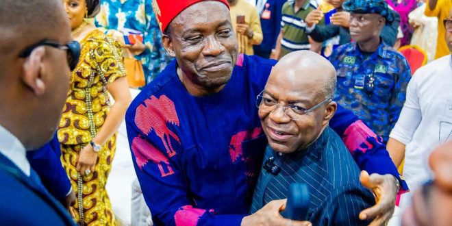 “Governor Alex Otti Joins Anambra’s Soludo for Second-Year Anniversary Celebration”