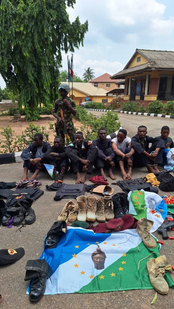 “Security Forces Crack Down on Oodua Nation Militants: 20 Arrested in Oyo State Premises Siege”