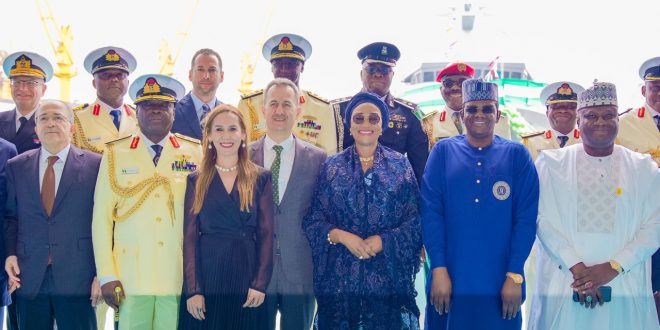 “First Lady Oluremi Tinubu Launches High-End Patrol Vessels to Secure Nigeria’s Maritime Borders”