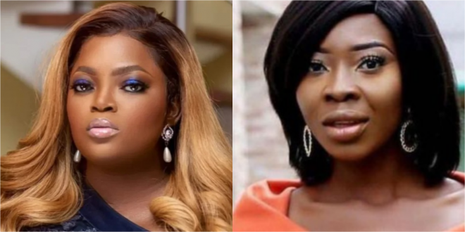 “Funke Akindele Breaks Silence: Responds to Allegations Surrounding Co-Star’s Illness and Death”