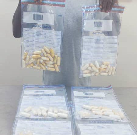 India-Bound Passenger Vomits, Excretes 80 Wraps Of Ingested Cocaine      By Bukar BOLORI