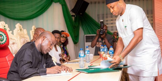 “Governor Otti’s ‘Dig Once Policy’ Promises Economic Boost and Enhanced Connectivity in Abia State”