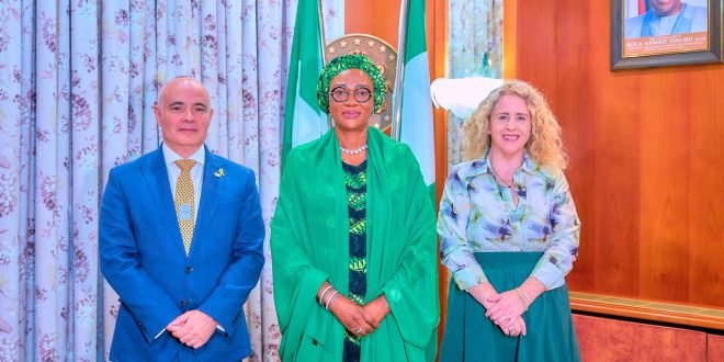 “First Lady of Nigeria Welcomes Israeli Support for Women Empowerment in Agriculture”