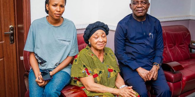 “Abia State Governor Alex Otti Offers Condolences to Late Dr. Ogbonnaya Onu’s Family in Abuja”