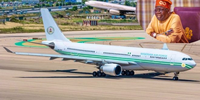 Chinese Firm Lifts Seizure on Nigerian Presidential Jet Ahead of Tinubu’s France Trip